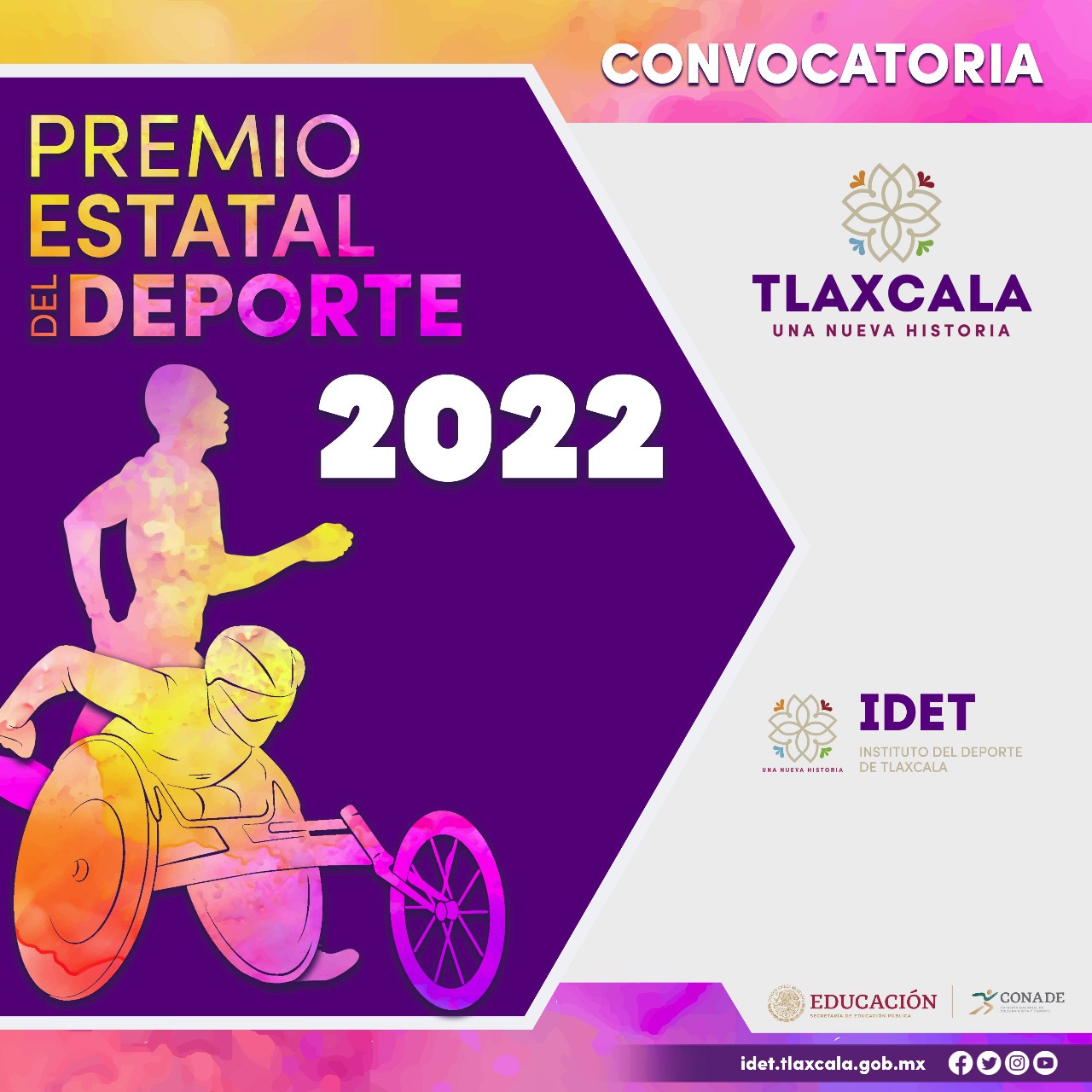 Abre inscripción al Premio Estatal del Deporte 2022